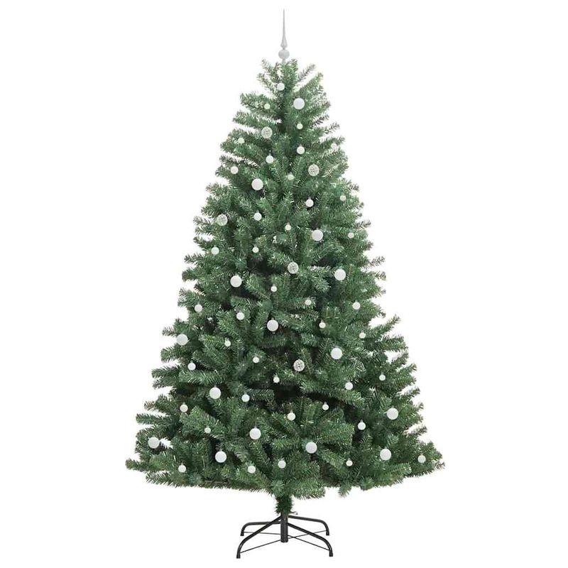 Casa si Gradina - Decoratiuni - Decoratiuni de sezon - Brad de Craciun artificial cu ramuri articulare Verde 240 cm - Infinity.ro