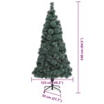 Casa si Gradina - Decoratiuni - Decoratiuni de sezon - Brad artificial pre-luminat cu set de bile Verde 240 cm PET - Infinity.ro