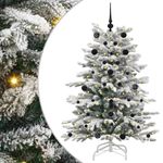 Casa si Gradina - Decoratiuni - Decoratiuni de sezon - Brad de Craciun artificial cu ramuri articulare Alb 150 cm - Infinity.ro
