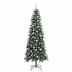 Casa si Gradina - Decoratiuni - Decoratiuni de sezon - Brad de Craciun artificial cu 300 LED Verde 86 x 86 x 210 cm - Infinity.ro