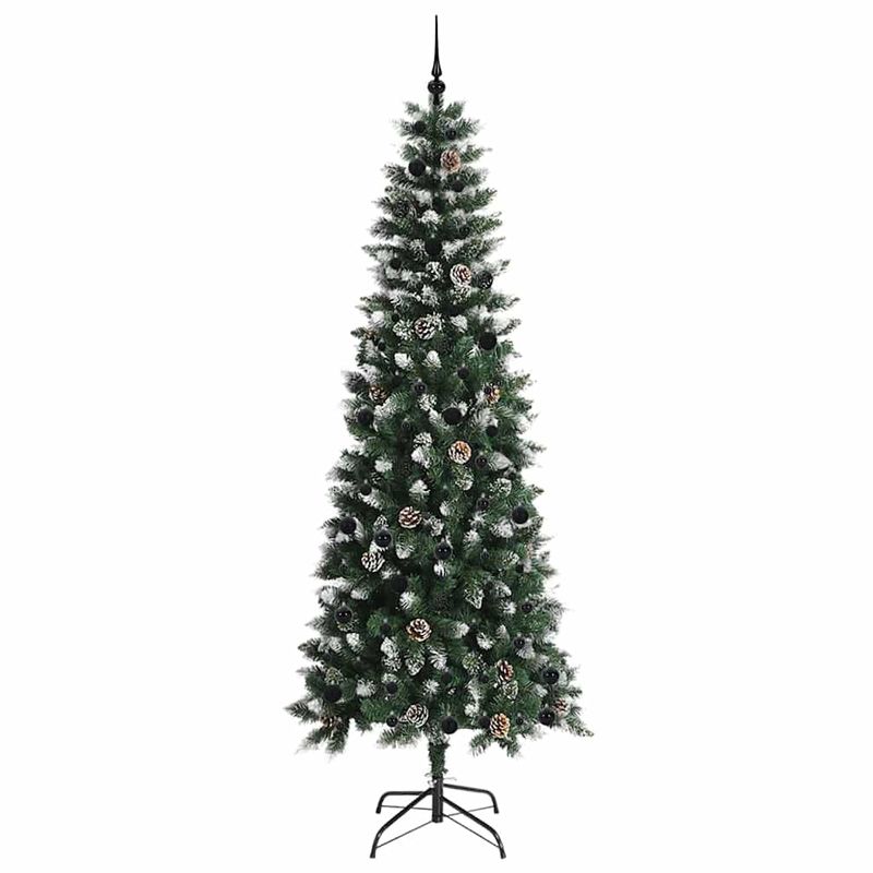 Casa si Gradina - Decoratiuni - Decoratiuni de sezon - Brad de Craciun artificial cu 300 LED Verde 96 x 96 x 240 cm - Infinity.ro