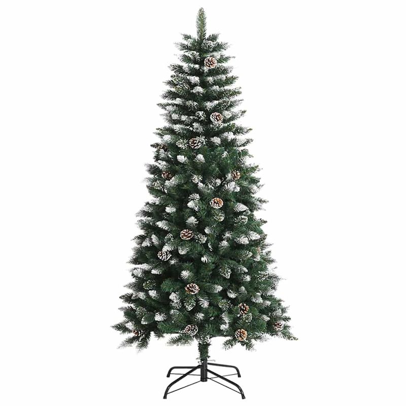 Casa si Gradina - Decoratiuni - Decoratiuni de sezon - Brad de Craciun artificial cu 150 LED Verde 55 x 55 x 120 cm - Infinity.ro