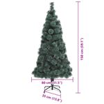 Casa si Gradina - Decoratiuni - Decoratiuni de sezon - Pom artificial de Craciun pre-iluminat cu set de bile 150 cm - Infinity.ro