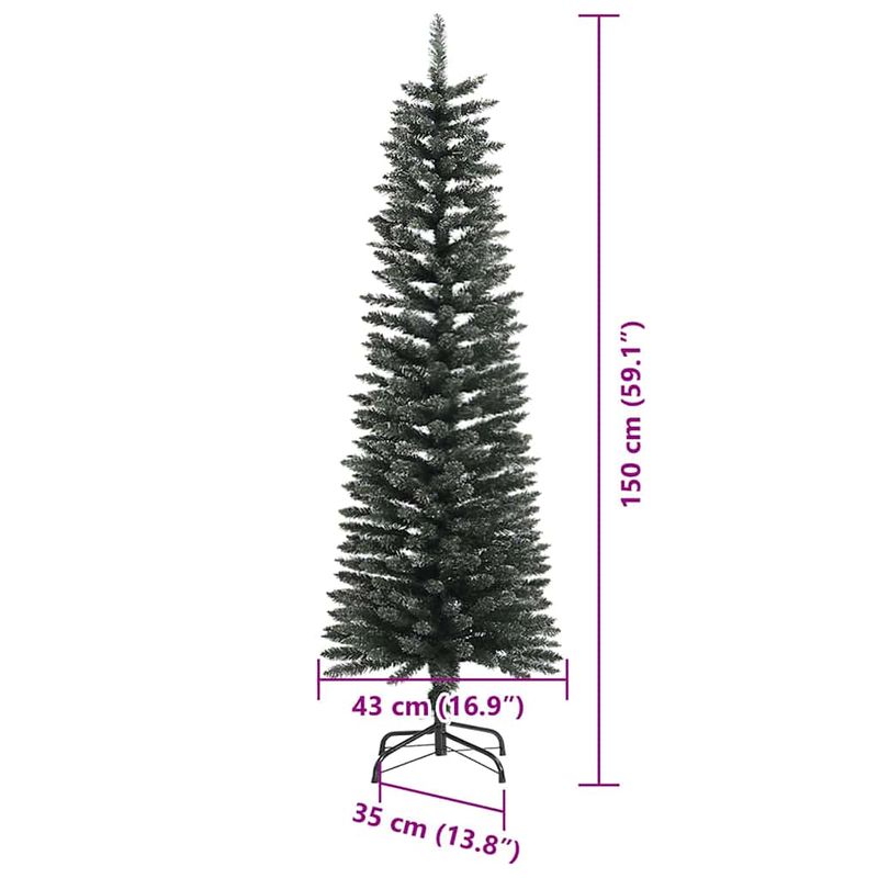 Casa si Gradina - Decoratiuni - Decoratiuni de sezon - Brad de Craciun artificial cu 150 LED Verde 43 x 43 x 150 cm - Infinity.ro