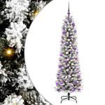 Casa si Gradina - Decoratiuni - Decoratiuni de sezon - Brad de Craciun artificial cu 300 LED Verde si alb 180 cm - Infinity.ro