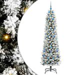 Casa si Gradina - Decoratiuni - Decoratiuni de sezon - Brad de Craciun artificial cu 300 LED Verde si alb 210 cm - Infinity.ro