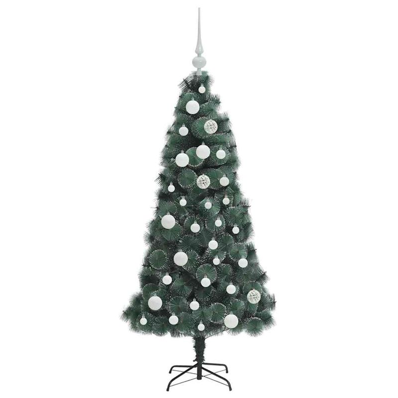 Casa si Gradina - Decoratiuni - Decoratiuni de sezon - Brad artificial pre-iluminat de Craciun cu set de bile 120 cm - Infinity.ro