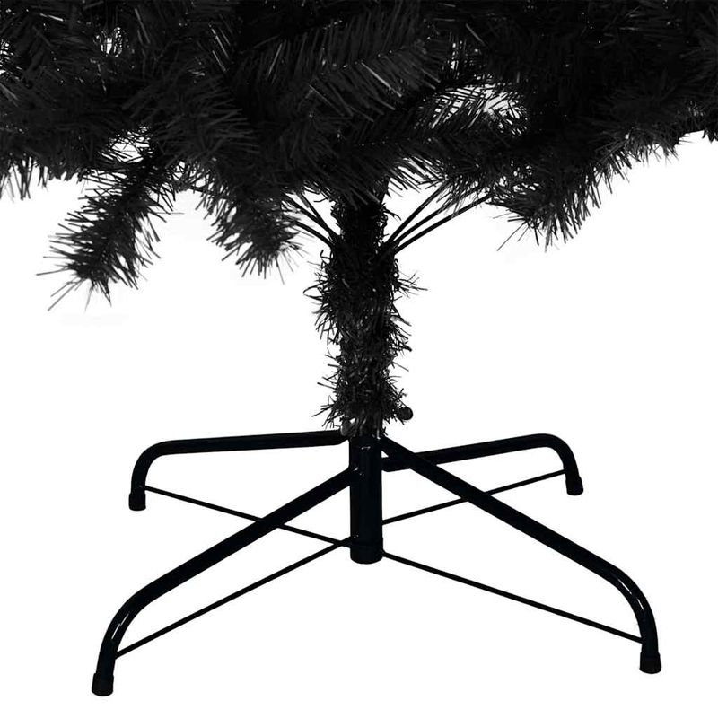 Casa si Gradina - Decoratiuni - Decoratiuni de sezon - Brad de Craciun cu 300 LED cu suport Negru 240 cm PVC - Infinity.ro