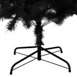 Casa si Gradina - Decoratiuni - Decoratiuni de sezon - Brad de Craciun cu 300 LED cu suport Negru 180 cm PVC - Infinity.ro