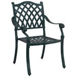 Casa si Gradina - Gradina si terasa - Mobilier exterior - Scaune si sezlonguri gradina - Set de masa pentru gradina 7 pcs Verde 90 x 90 x 75 cm - Infinity.ro