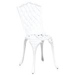 Casa si Gradina - Gradina si terasa - Mobilier exterior - Scaune si sezlonguri gradina - Set de masa pentru gradina 5 pcs Alb 90 x 90 x 75 cm - Infinity.ro