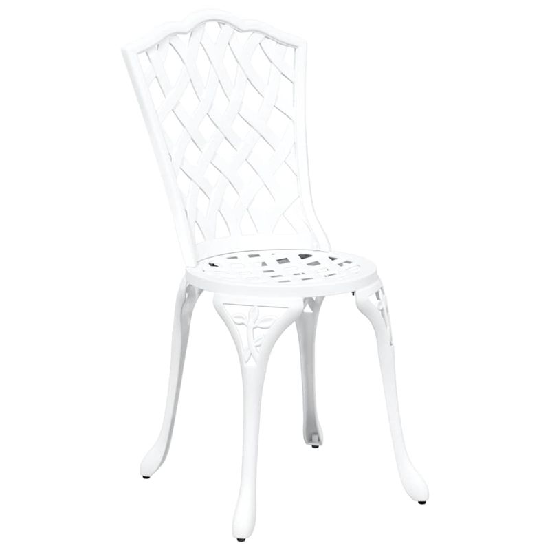 Casa si Gradina - Gradina si terasa - Mobilier exterior - Scaune si sezlonguri gradina - Set de masa pentru gradina 7 pcs Alb 90 x 90 x 75 cm - Infinity.ro