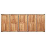 Casa si Gradina - Gradina si terasa - Mobilier exterior - Scaune si sezlonguri gradina - Set de masa pentru gradina 11 pcs Gri Rattan poli - Infinity.ro