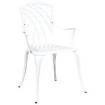 Casa si Gradina - Gradina si terasa - Mobilier exterior - Scaune si sezlonguri gradina - Set de masa pentru gradina 5 pcs Alb 90 x 90 x 75 cm - Infinity.ro