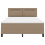 Casa si Gradina - Mobilier - Paturi si accesorii - Paturi - Cadru de pat cu saltea cu saltea Cappuccino 160 x 200 cm - Infinity.ro