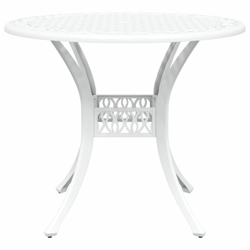 Casa si Gradina - Gradina si terasa - Mobilier exterior - Scaune si sezlonguri gradina - Set de masa pentru gradina 5 pcs Alb 90 x 90 x 75 cm - Infinity.ro
