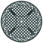 Casa si Gradina - Gradina si terasa - Mobilier exterior - Scaune si sezlonguri gradina - Set de masa pentru gradina 7 pcs Verde 90 x 90 x 75 cm - Infinity.ro
