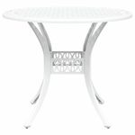 Casa si Gradina - Gradina si terasa - Mobilier exterior - Scaune si sezlonguri gradina - Set de masa pentru gradina 7 pcs Alb 90 x 90 x 75 cm - Infinity.ro