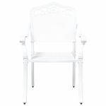 Casa si Gradina - Gradina si terasa - Mobilier exterior - Scaune si sezlonguri gradina - Set de masa pentru gradina 5 pcs Alb 90 x 90 x 75 cm - Infinity.ro
