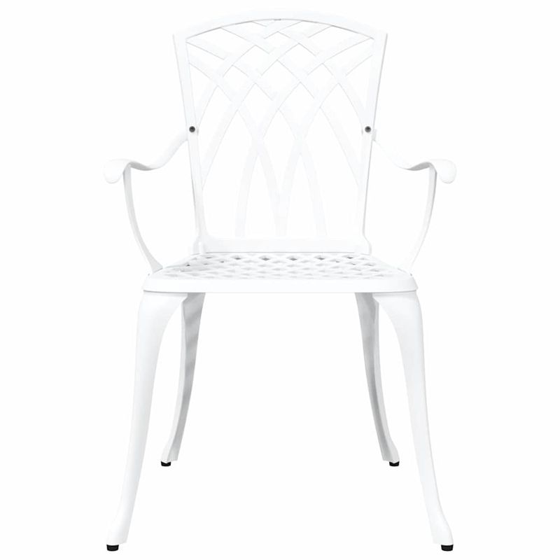 Casa si Gradina - Gradina si terasa - Mobilier exterior - Scaune si sezlonguri gradina - Set de masa pentru gradina 5 pcs Alb 90 x 90 x 75 cm - Infinity.ro