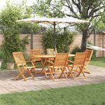 Casa si Gradina - Gradina si terasa - Mobilier exterior - Mese gradina - Set de masa pentru gradina 7 pcs Maro lemn masiv de acacia - Infinity.ro