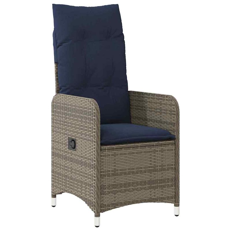Casa si Gradina - Gradina si terasa - Mobilier exterior - Mese gradina - Set de masa pentru gradina 9 pcs Gri poliratan - Infinity.ro