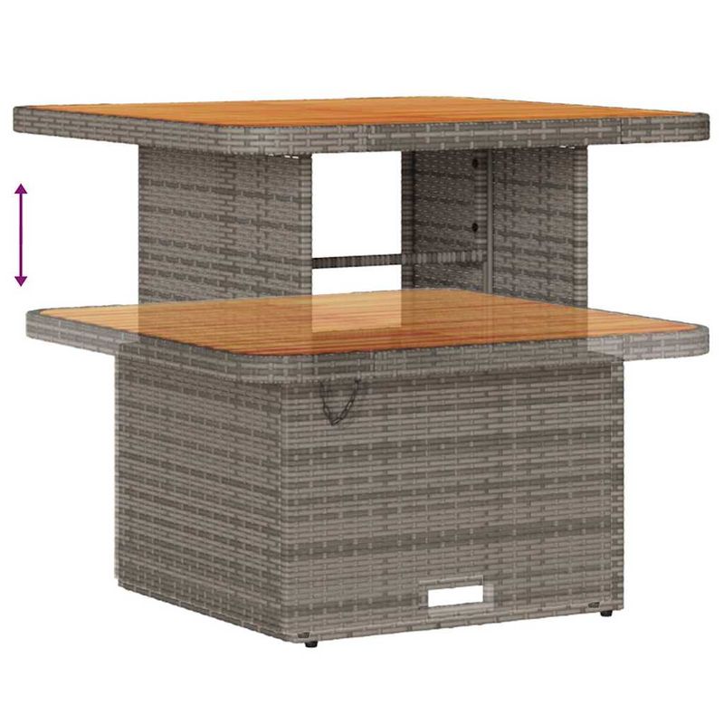 Casa si Gradina - Gradina si terasa - Mobilier exterior - Canapele si fotolii gradina - Set de canapele pentru gradina cu perna 8 pcs Gri Rattan poli - Infinity.ro