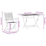 Casa si Gradina - Gradina si terasa - Mobilier exterior - Mese gradina - Set de masa pentru gradina 5 pcs Maro lemn masiv de acacia - Infinity.ro