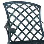 Casa si Gradina - Gradina si terasa - Mobilier exterior - Seturi mobila gradina - Set Bistro de Gradina 3 pcs Verde Aluminiu turnat - Infinity.ro