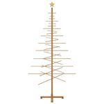Casa si Gradina - Decoratiuni - Decoratiuni de sezon - Brad de Craciun din lemn cu suport Maro 210 cm Bambus - Infinity.ro
