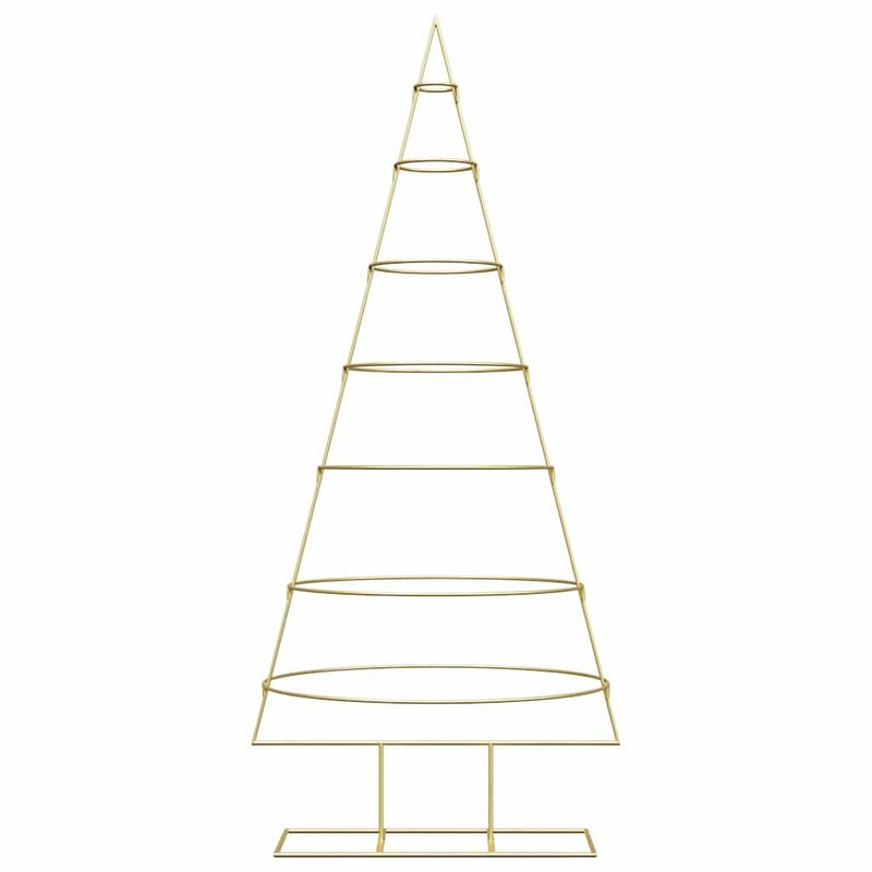 Casa si Gradina - Decoratiuni - Decoratiuni de sezon - Pom de Craciun din metal Auriu 180 cm Otel vopsit in pulbere - Infinity.ro