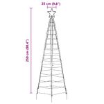 Casa si Gradina - Decoratiuni - Decoratiuni de sezon - Brad de Craciun LED cu 390 LED Alb cald 250 cm Fier - Infinity.ro