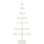 Casa si Gradina - Decoratiuni - Decoratiuni de sezon - Pom de Craciun din metal Auriu 180 cm Otel vopsit in pulbere - Infinity.ro