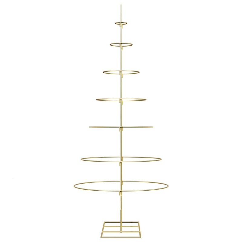 Casa si Gradina - Decoratiuni - Decoratiuni de sezon - Pom de Craciun din metal Auriu 180 cm Otel vopsit in pulbere - Infinity.ro