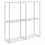 Casa si Gradina - Mobilier - Biblioteci si rafturi - Rafturi - Raft de depozitare cu raft alb 43 x 27 x 90 cm Aluminiu - Infinity.ro