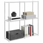 Casa si Gradina - Mobilier - Biblioteci si rafturi - Rafturi - Raft de depozitare cu raft alb 43 x 27 x 90 cm Aluminiu - Infinity.ro