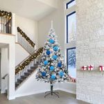 Casa si Gradina - Decoratiuni - Decoratiuni de sezon - Set de Globuri de Craciun 4 pcs albastru - Infinity.ro