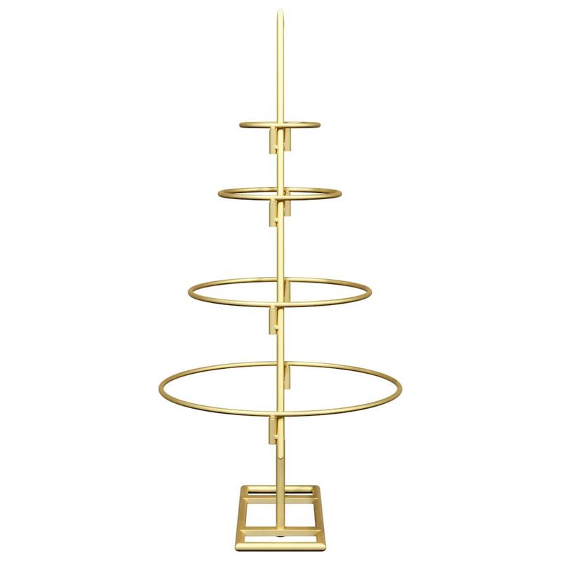Casa si Gradina - Decoratiuni - Decoratiuni de sezon - Pom de Craciun din metal Auriu 60 cm Otel vopsit in pulbere - Infinity.ro