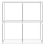 Casa si Gradina - Mobilier - Biblioteci si rafturi - Rafturi - Raft de depozitare cu raft alb 43 x 27 x 90 cm Aluminiu - Infinity.ro