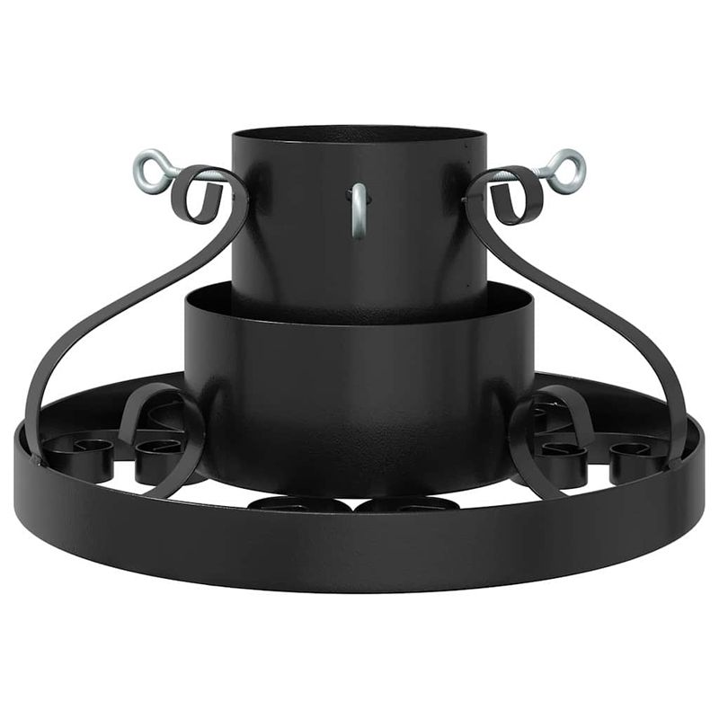 Casa si Gradina - Decoratiuni - Decoratiuni de sezon - Suport pentru brad de Craciun Negru 40 x 40 x 21 cm Otel - Infinity.ro