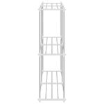 Casa si Gradina - Mobilier - Biblioteci si rafturi - Rafturi - Raft de depozitare cu raft alb 43 x 27 x 90 cm Aluminiu - Infinity.ro