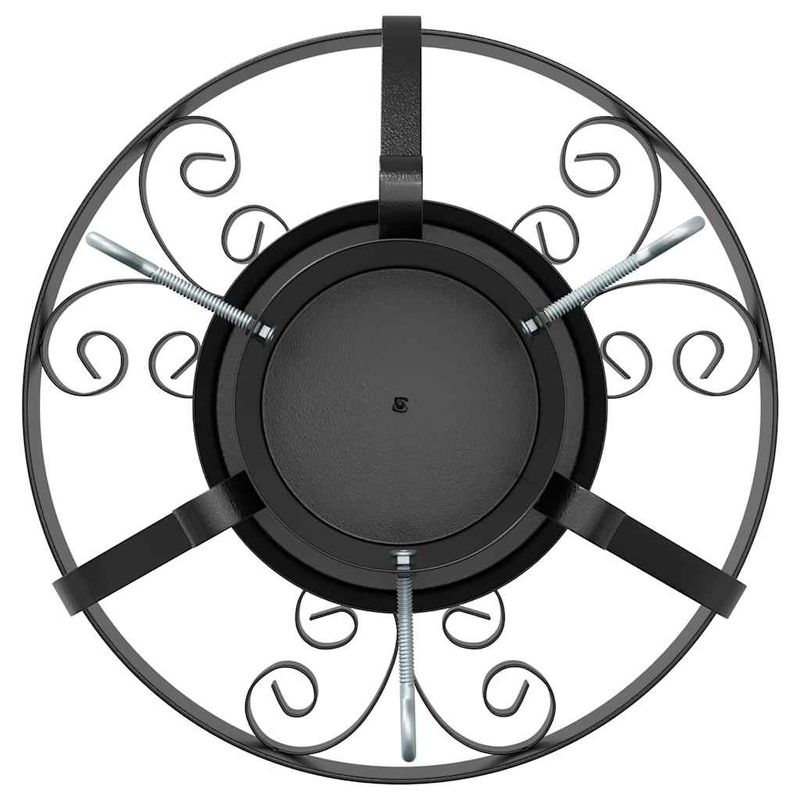 Casa si Gradina - Decoratiuni - Decoratiuni de sezon - Suport pentru brad de Craciun Negru 40 x 40 x 21 cm Otel - Infinity.ro