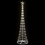 Casa si Gradina - Decoratiuni - Decoratiuni de sezon - Brad de Craciun LED cu 290 LED Alb cald 70 x 70 x 250 cm Metal - Infinity.ro