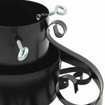 Casa si Gradina - Decoratiuni - Decoratiuni de sezon - Suport pentru brad de Craciun Negru 40 x 40 x 21 cm Otel - Infinity.ro