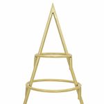 Casa si Gradina - Decoratiuni - Decoratiuni de sezon - Pom de Craciun din metal Auriu 125 cm Otel vopsit in pulbere - Infinity.ro