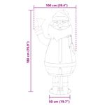 Casa si Gradina - Decoratiuni - Decoratiuni de sezon - Mos Craciun de Craciun Alb cald 100 x 180 cm tesatura - Infinity.ro