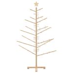 Casa si Gradina - Decoratiuni - Decoratiuni de sezon - Brad de Craciun din lemn natural 150 cm Lemn masiv de pin - Infinity.ro