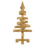 Casa si Gradina - Decoratiuni - Decoratiuni de sezon - Brazi de Craciun cu suport Maro 60 cm Lemn masiv de pin - Infinity.ro