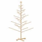 Casa si Gradina - Decoratiuni - Decoratiuni de sezon - Brad de Craciun din lemn natural 150 cm Lemn masiv de pin - Infinity.ro