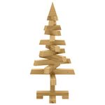 Casa si Gradina - Decoratiuni - Decoratiuni de sezon - Brazi de Craciun cu suport Maro 60 cm Lemn masiv de pin - Infinity.ro